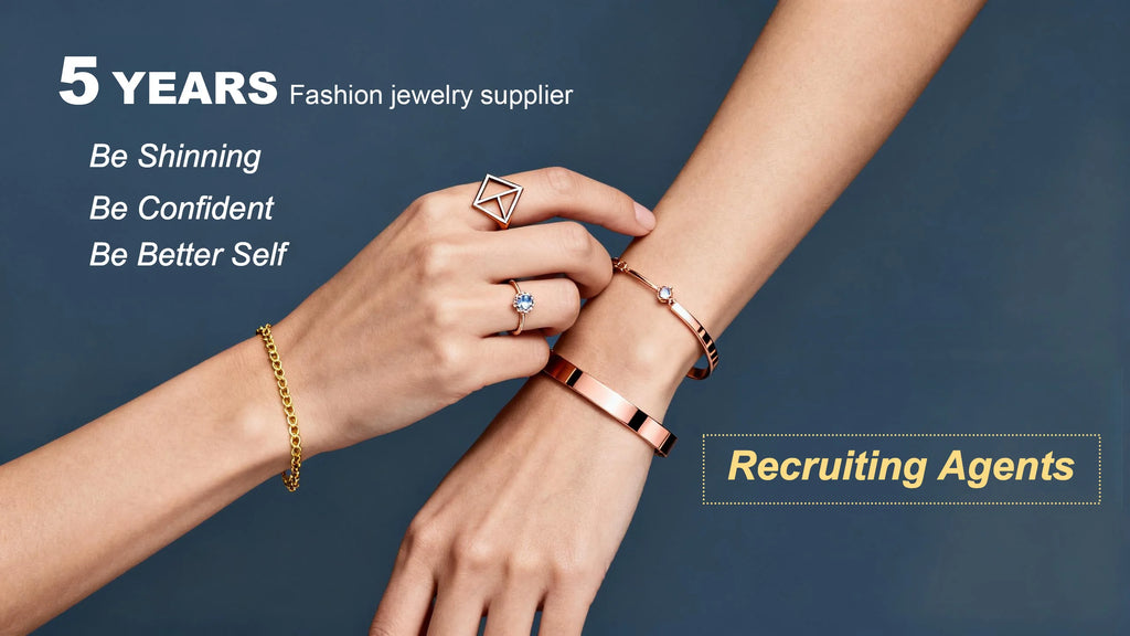 Blind Box Mystery 12 Pcs Zircon 18K Gold PVD Stainless Steel Bracelets Assorted Styles Random Gift Set